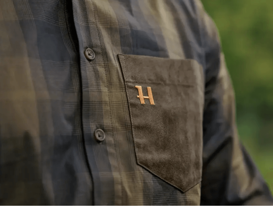 Рубашка Harkila Akkan L/S Зеленый/коричневый Фото 3